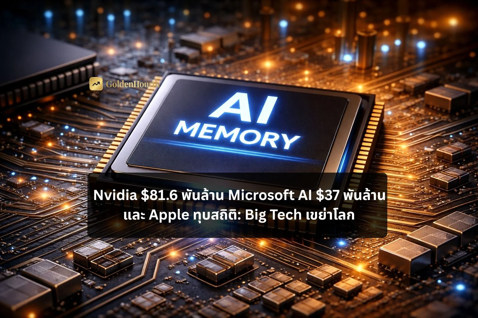 Nvidia $81.6 พันล้าน Microsoft AI $37 พันล้าน และ Apple ทุบสถิติ: Big Tech เขย่าโลก