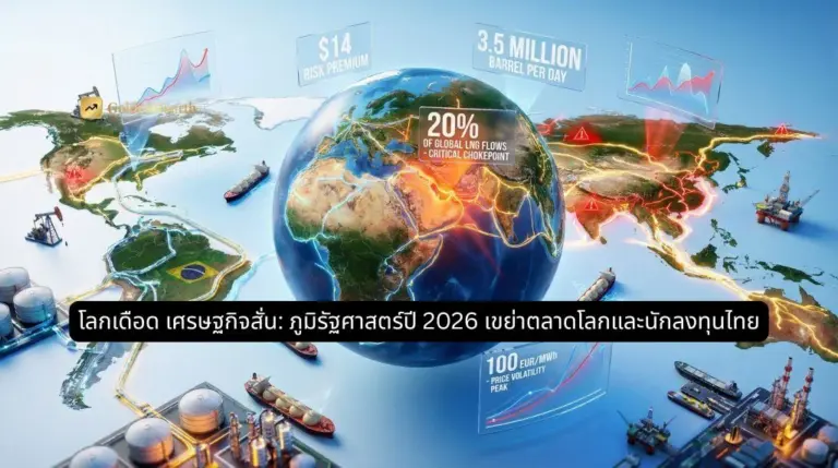 โลกเดือด เศรษฐกิจสั่น: ภูมิรัฐศาสตร์ปี 2026 เขย่าตลาดโลกและนักลงทุนไทย