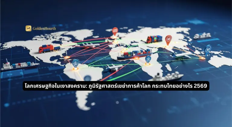 โลกเศรษฐกิจในเงาสงคราม: ภูมิรัฐศาสตร์เขย่าการค้าโลก กระทบไทยอย่างไร 2569