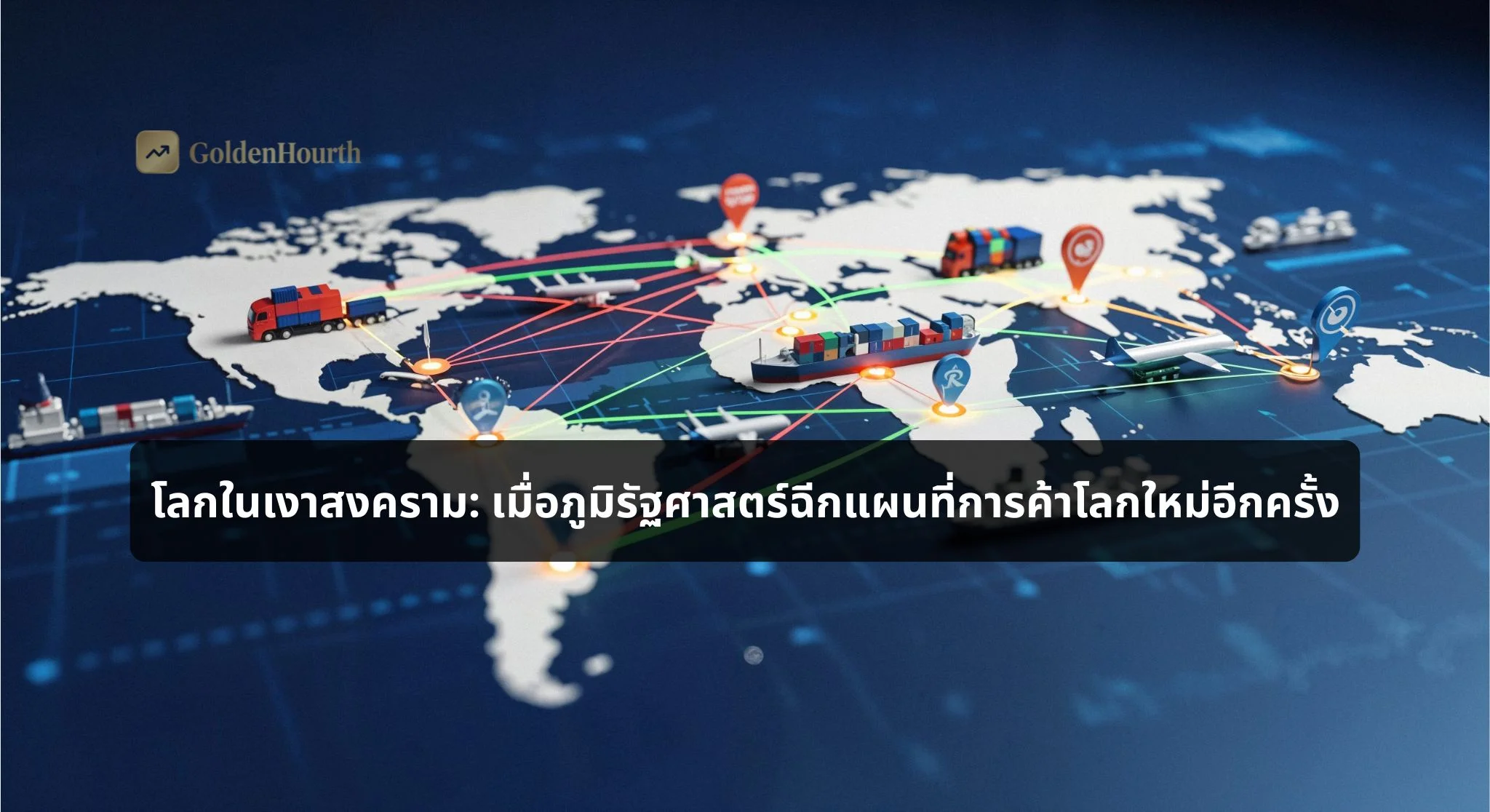 โลกในเงาสงคราม: เมื่อภูมิรัฐศาสตร์ฉีกแผนที่การค้าโลกใหม่อีกครั้ง