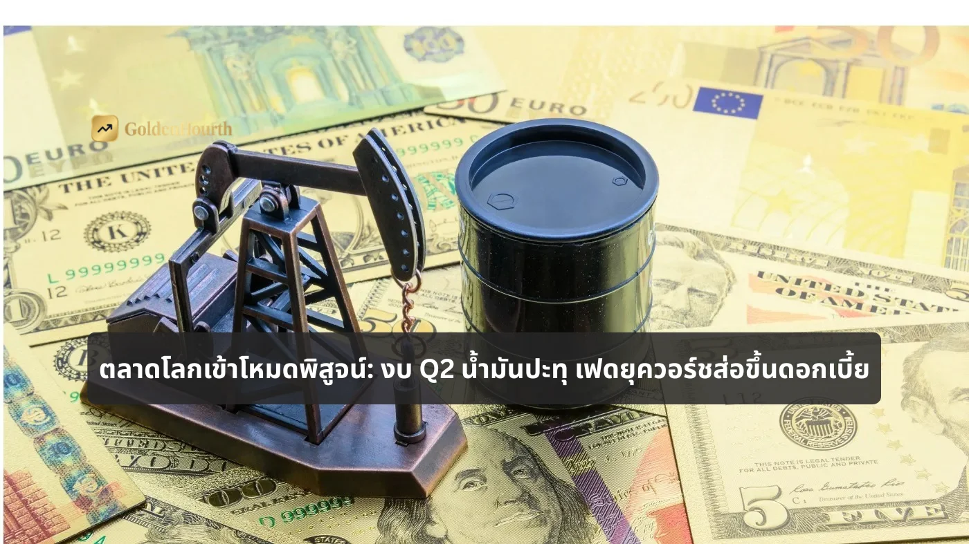 ตลาดโลกเข้าโหมดพิสูจน์: งบ Q2 น้ำมันปะทุ เฟดยุควอร์ชส่อขึ้นดอกเบี้ย