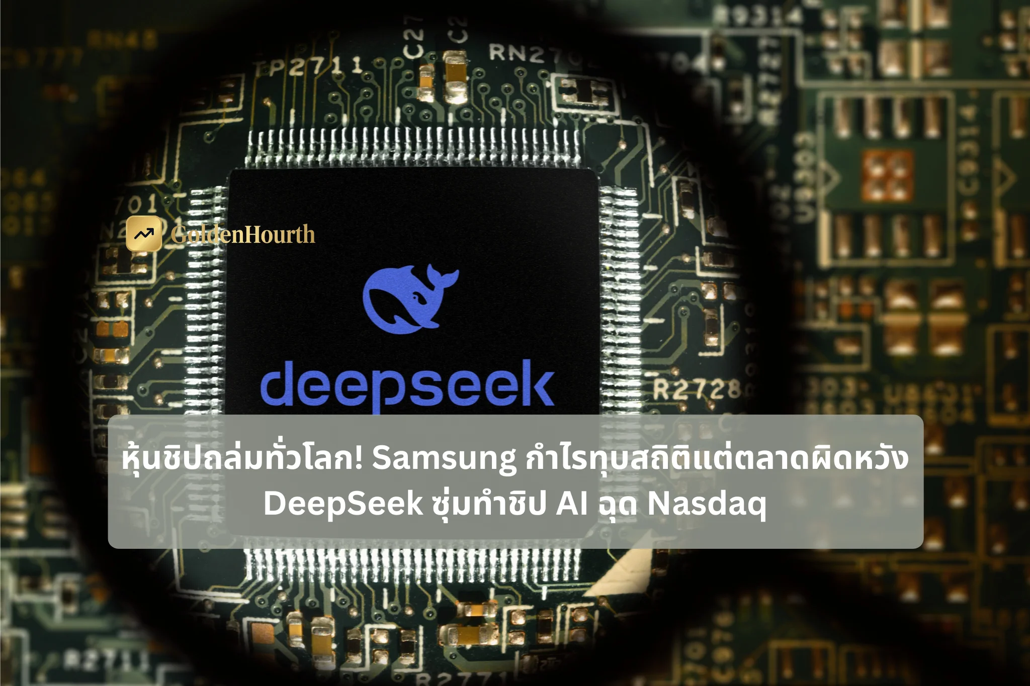 หุ้นชิปถล่มทั่วโลก! Samsung กำไรทุบสถิติแต่ตลาดผิดหวัง DeepSeek ซุ่มทำชิป AI ฉุด Nasdaq