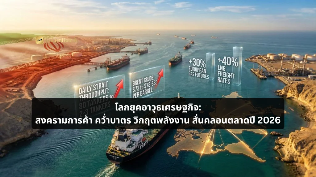 โลกยุคอาวุธเศรษฐกิจ: สงครามการค้า คว่ำบาตร วิกฤตพลังงาน สั่นคลอนตลาดปี 2026