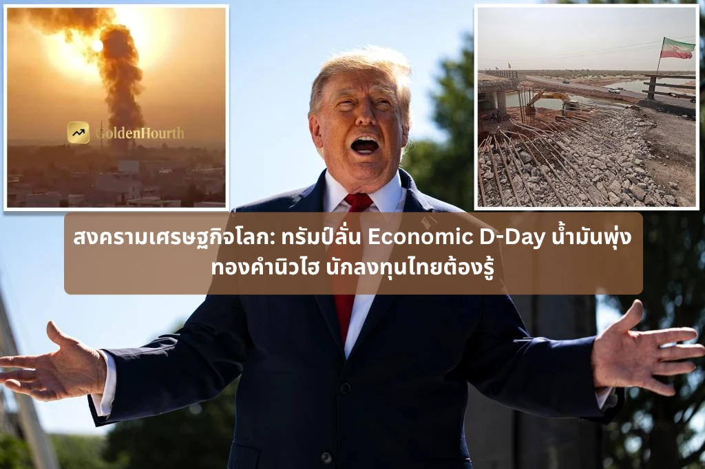 สงครามเศรษฐกิจโลก: ทรัมป์ลั่น Economic D-Day น้ำมันพุ่ง ทองคำนิวไฮ นักลงทุนไทยต้องรู้