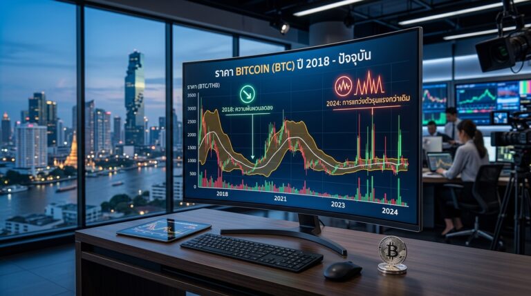 บิตคอยน์ผันผวนลด แต่สวิงแรงถี่กว่าปี 2018